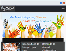 Tablet Screenshot of mariotgamelin.fr